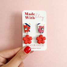 Load image into Gallery viewer, Marimekko  |  Dangles 2
