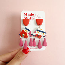 Load image into Gallery viewer, Marimekko  |  Dangles 1
