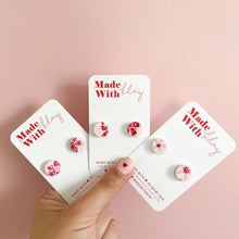 Load image into Gallery viewer, Valentine  |  Studs 2

